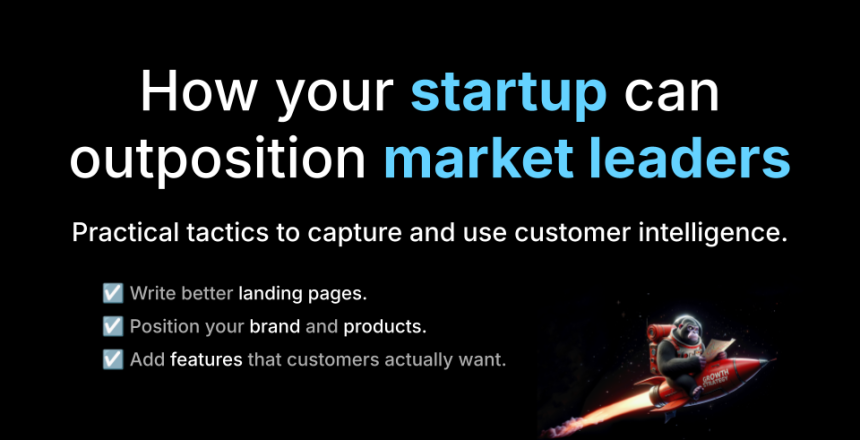 How your startup can outposition market leaders (1)